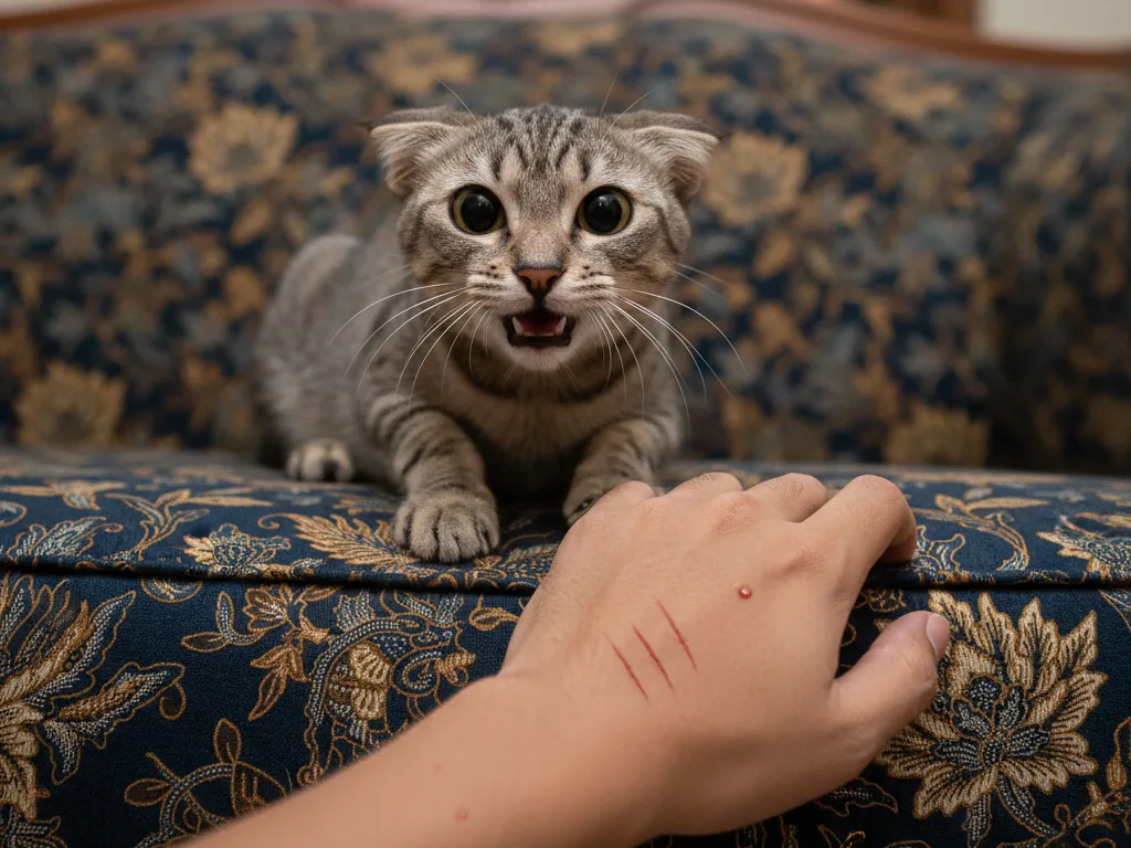 Kucing Tiba-tiba Agresif, Sering Gigit & Cakari: Penyebab dan Cara Mengatasinya