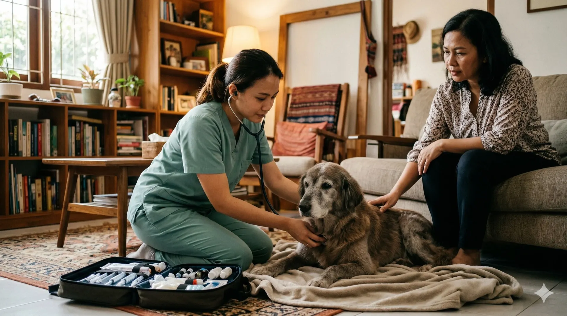 Hewan Tua Mulai Sakit-Sakitan? Dokter Kami Datang ke Rumah